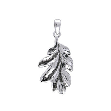 Magick & Witch Oak Leaves Sterling Silver Pendant TPD131 - Jewelry